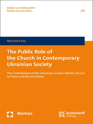 cover image of The Public Role of the Church in Contemporary Ukrainian Society